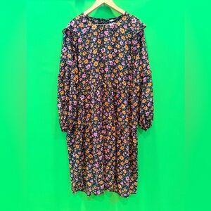 H&M Divided Floral Green Dress